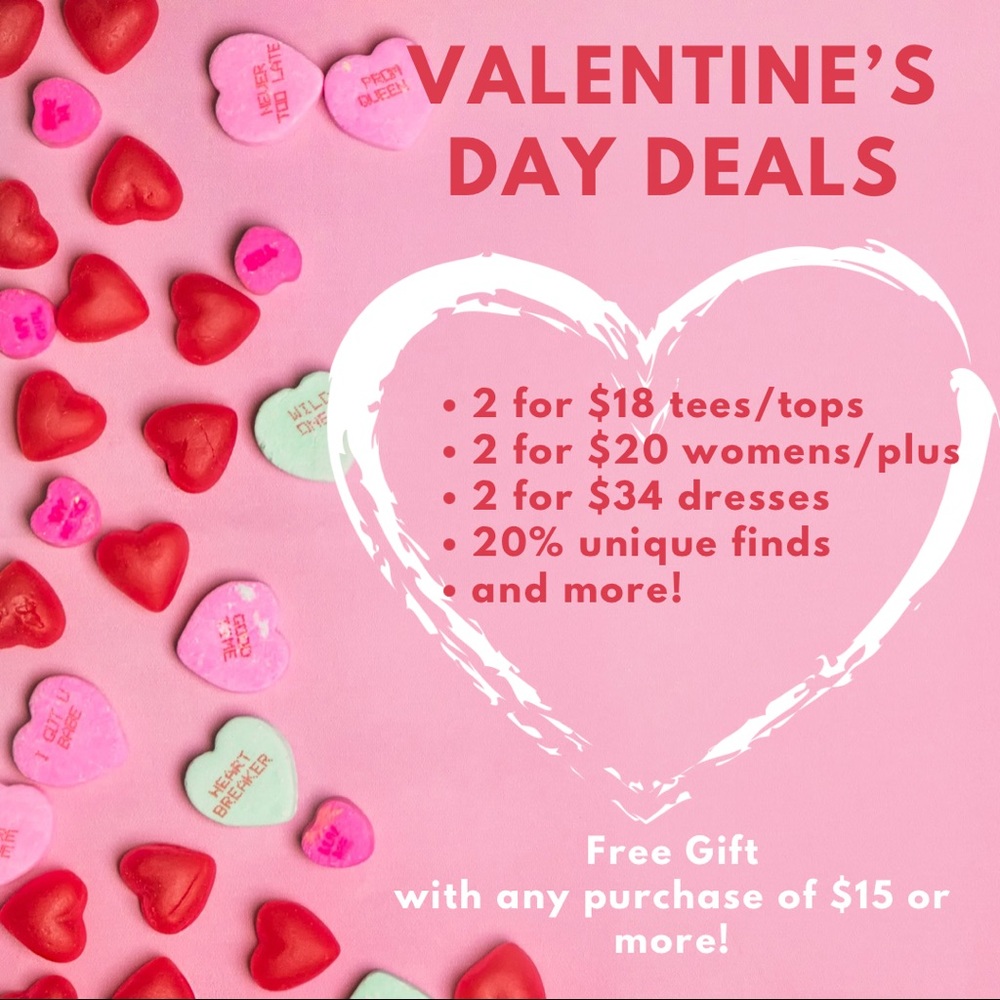 🛍💗PRICE DROPS 💗🛍for Valentine’s Day!!
